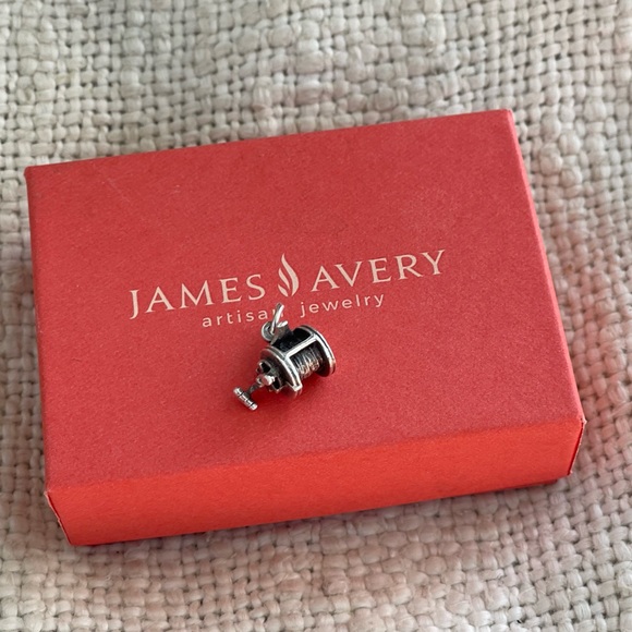 RARE retired James Avery Fishing Reel charm - Picture 9 of 16
